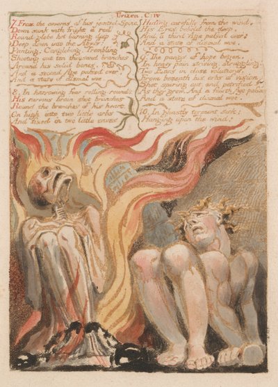 The First Book of Urizen, Plate 14, 7. From the Caverns of His Jointed Spine.... (Bentley 11) by William Blake